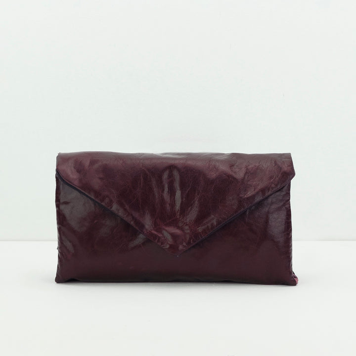 Diaper Bag Mini-Me Big Leather Oxblood