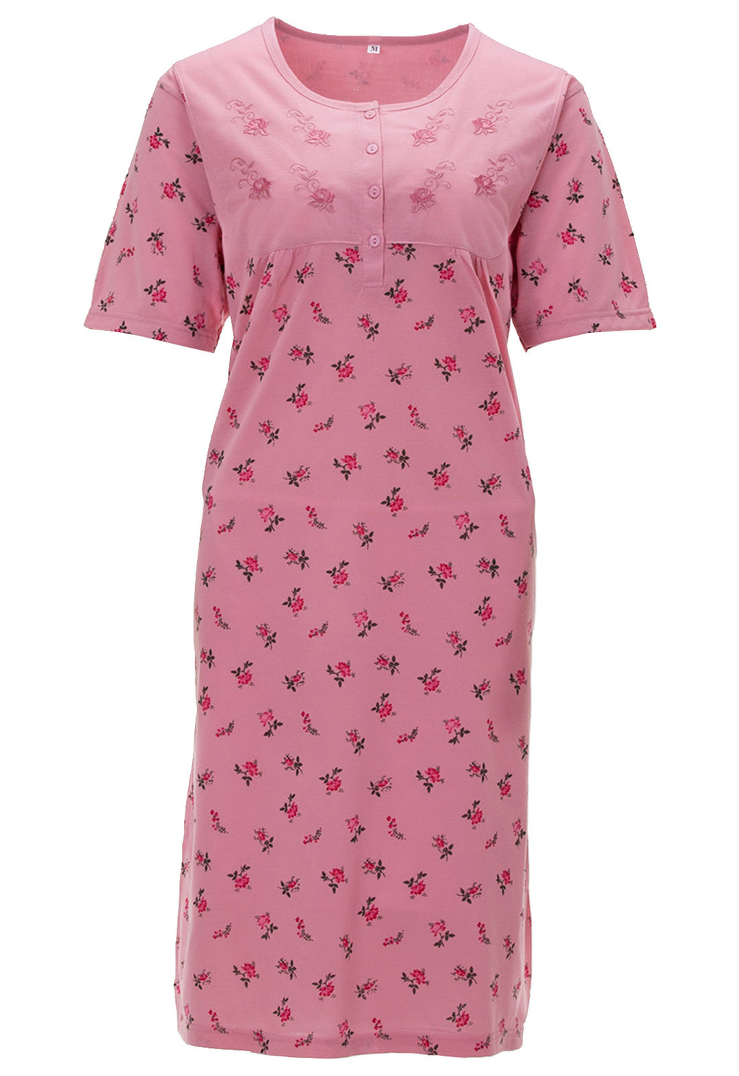 Nightgown short sleeve - stem rose