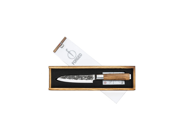 Forged Olive Santoku Knife 14cm