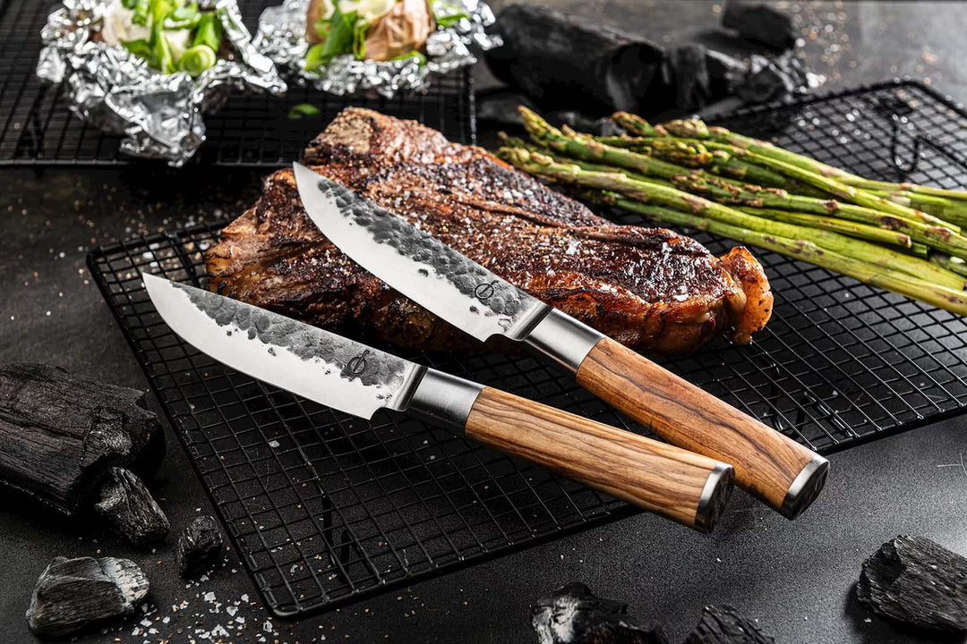 Forged Olive Steakmesser XXL