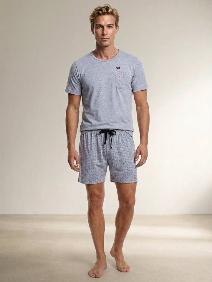 Pyjama Set Kurz - Paul Graphik Design Shorts