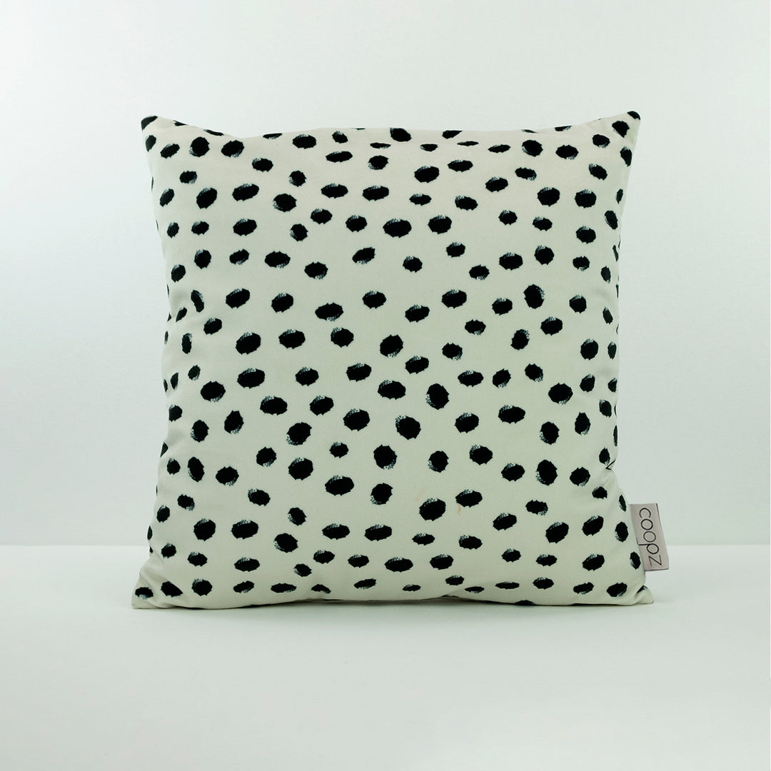 Cushion cover Cheetah Dots Velvet Offwhite