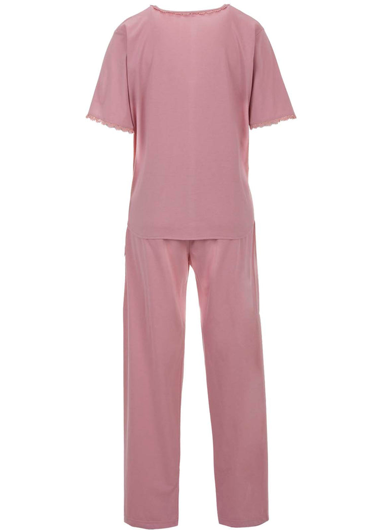 Pajama Set Short Sleeve - Lace Heart
