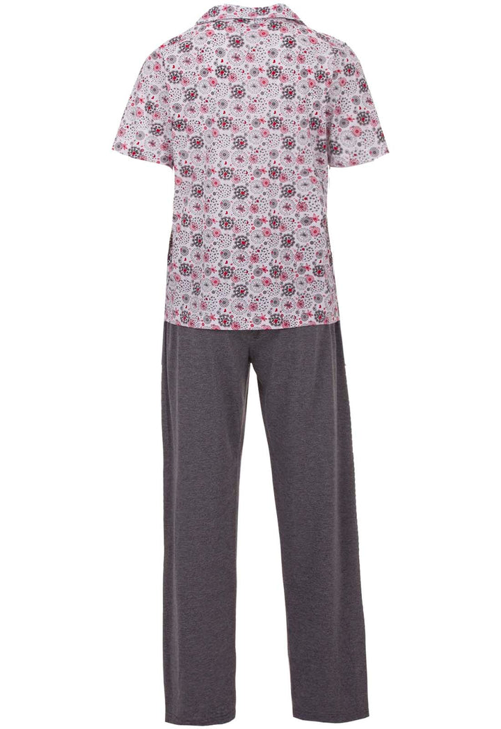 Pajama Set Short Sleeve - Graphic Print