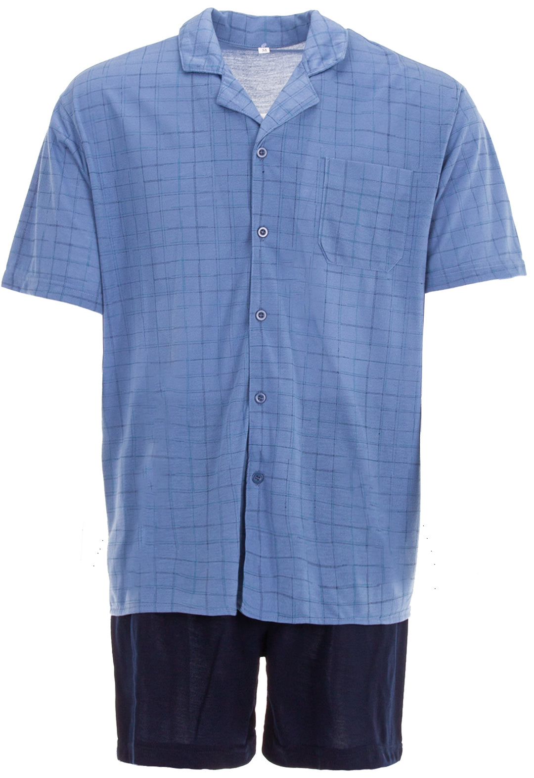 Pyjama Set Shorty - Kariert 3XL-5XL