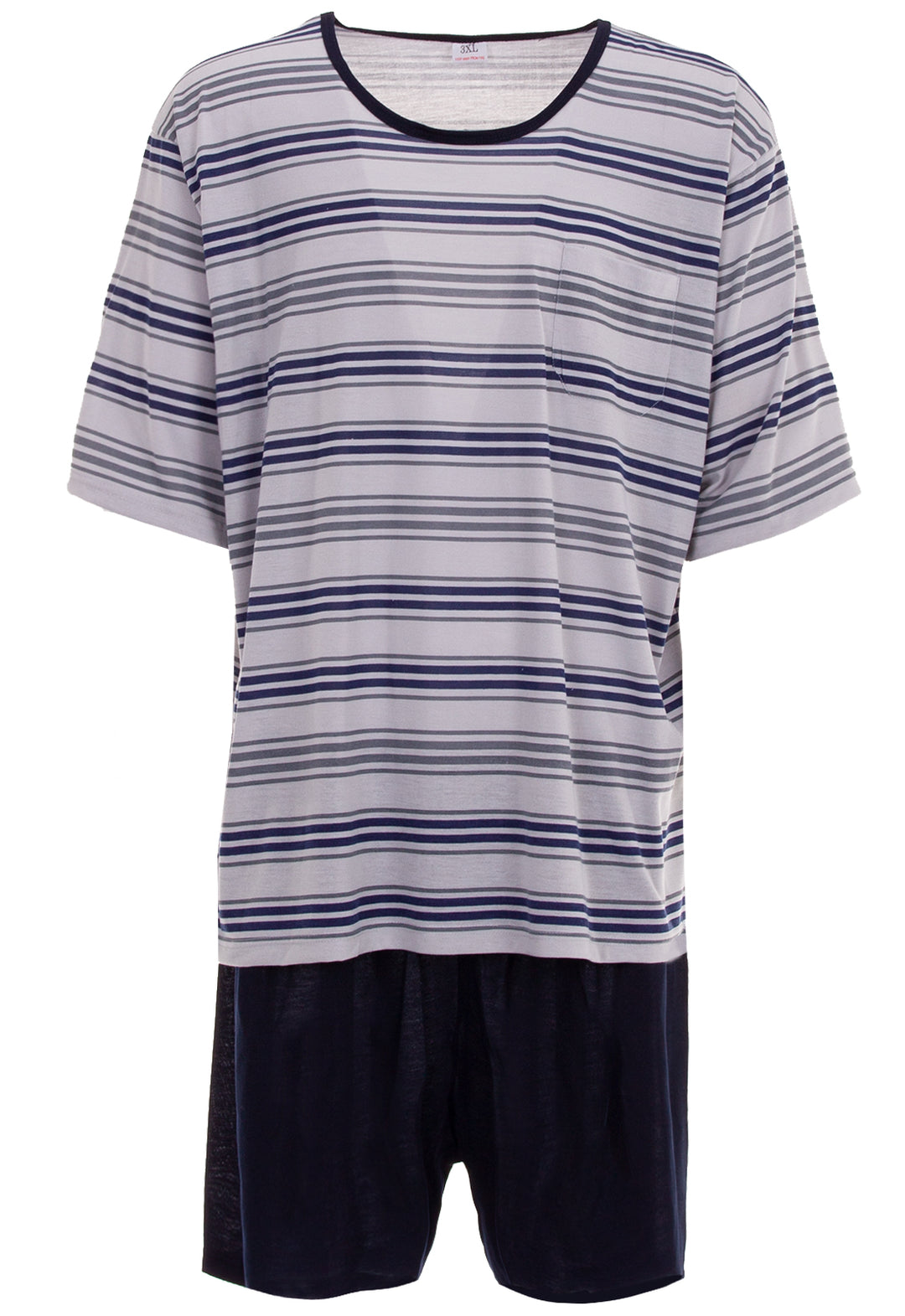 Pyjama Set Shorty - Gestreift 3XL-5XL