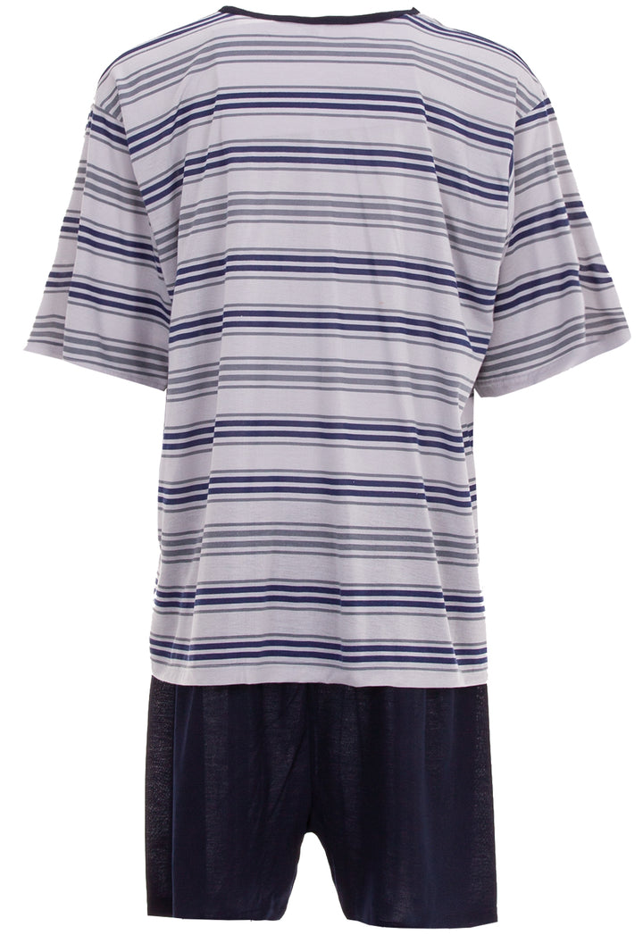 Pyjama Set Shorty - Gestreift 3XL-5XL