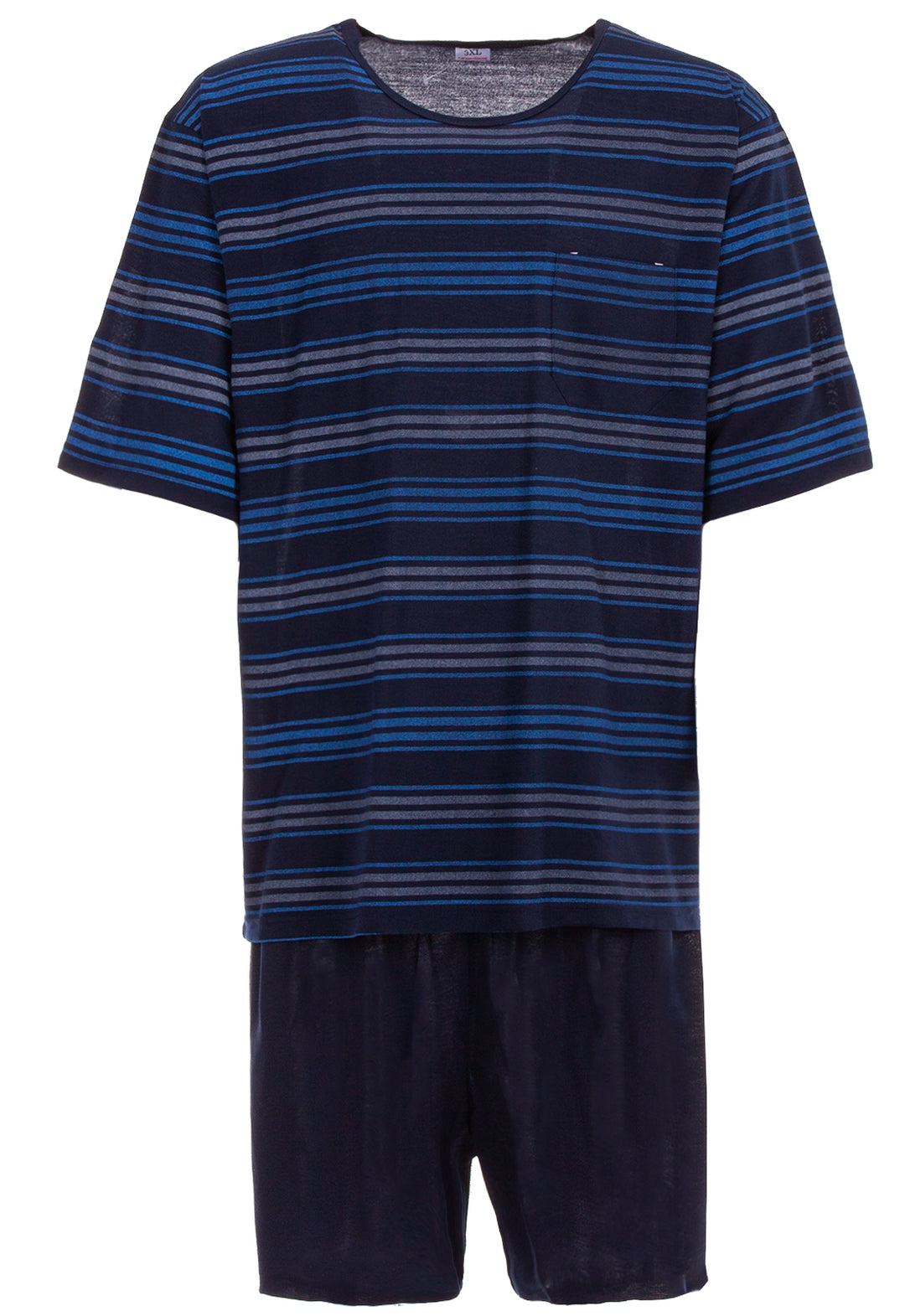Pyjama Set Shorty - Gestreift 3XL-5XL