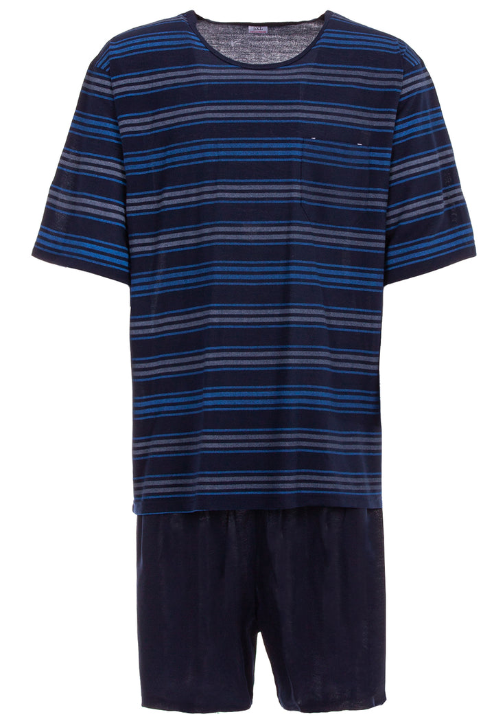 Pyjama Set Shorty - Gestreift 3XL-5XL
