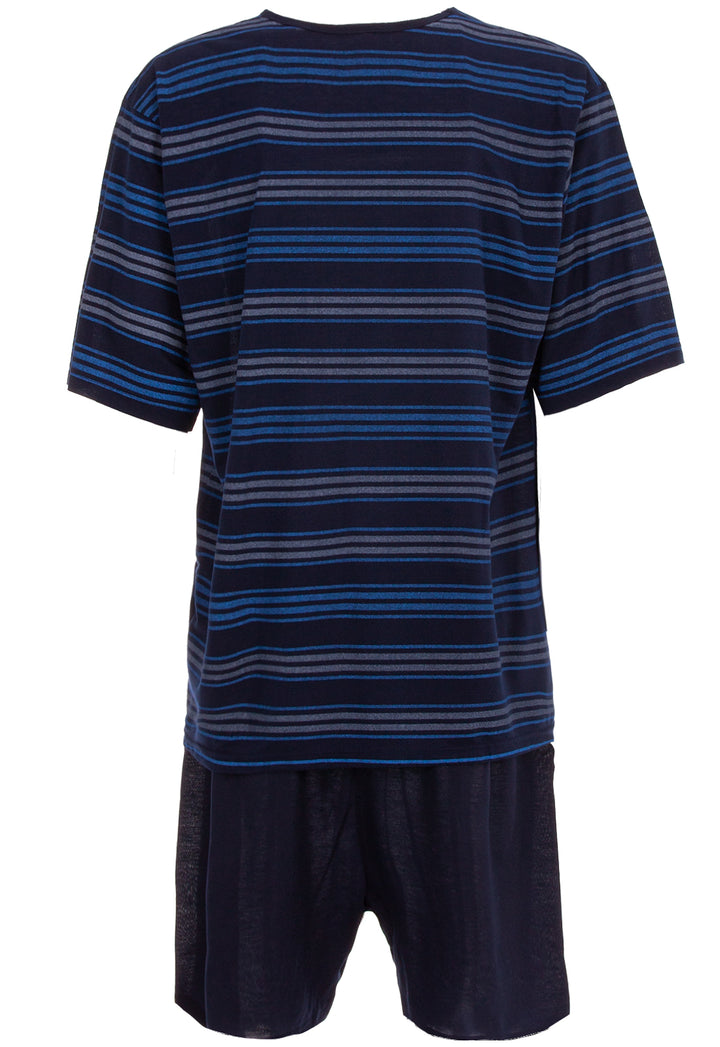 Pyjama Set Shorty - Gestreift 3XL-5XL
