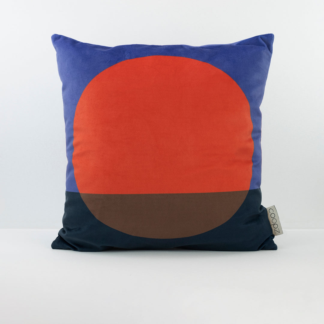 Cushion cover Sunset Velvet Red