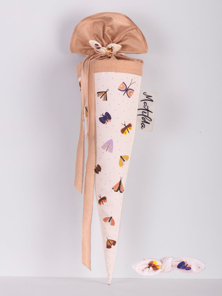 School bag butterfly 70 cm with hair bow
