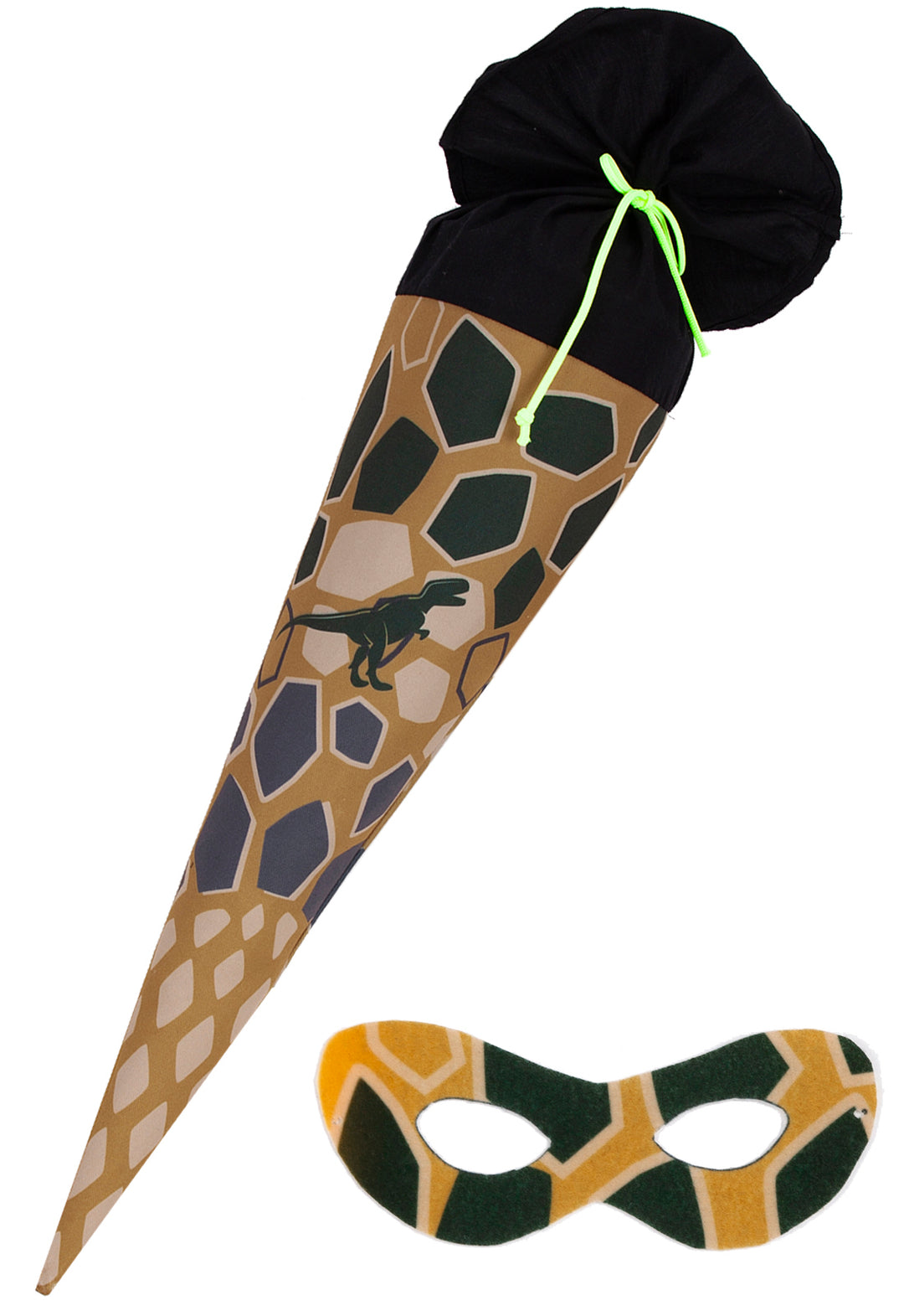 School Cone Dino No. 3 with Superhero Mask