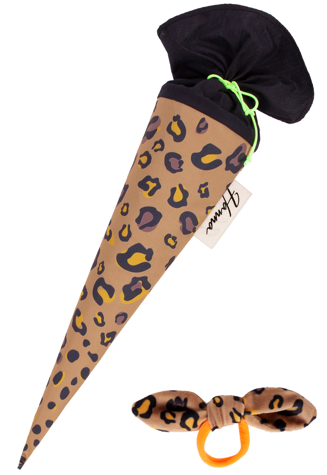 Schultüte Leo Nr. 3 mit Haarschleife