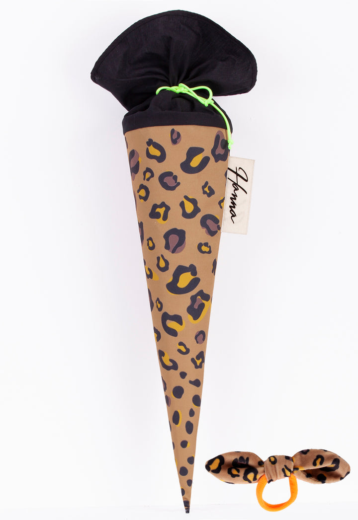 Schultüte Leo Nr. 3 mit Haarschleife