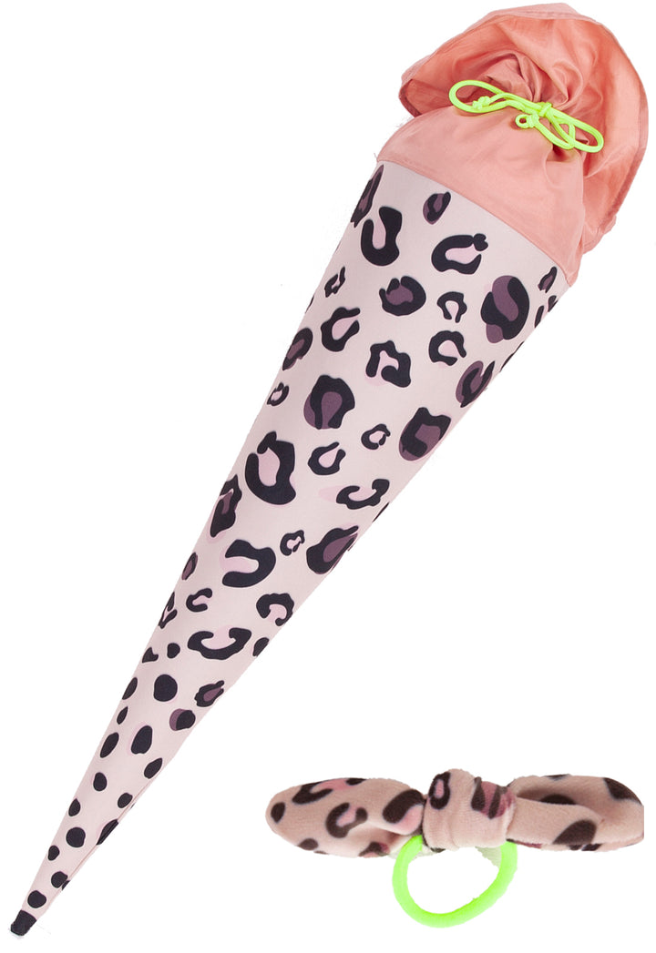 Schultüte Leo 50 cm Nr. 2 mit Haarschleife