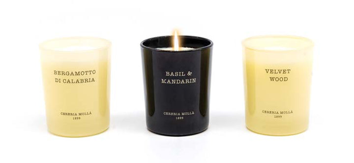 Set of 3 scented candles
