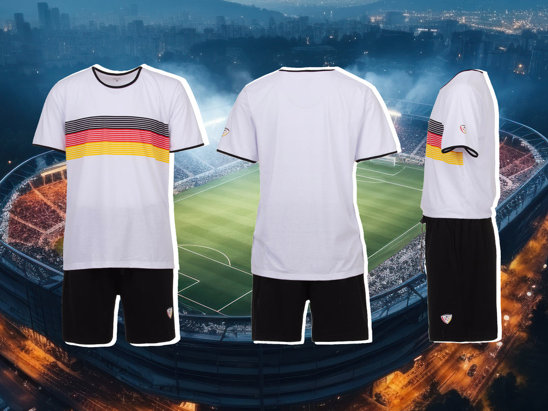 Fan-Set T-Shirt EM Short Deutschland Flagge