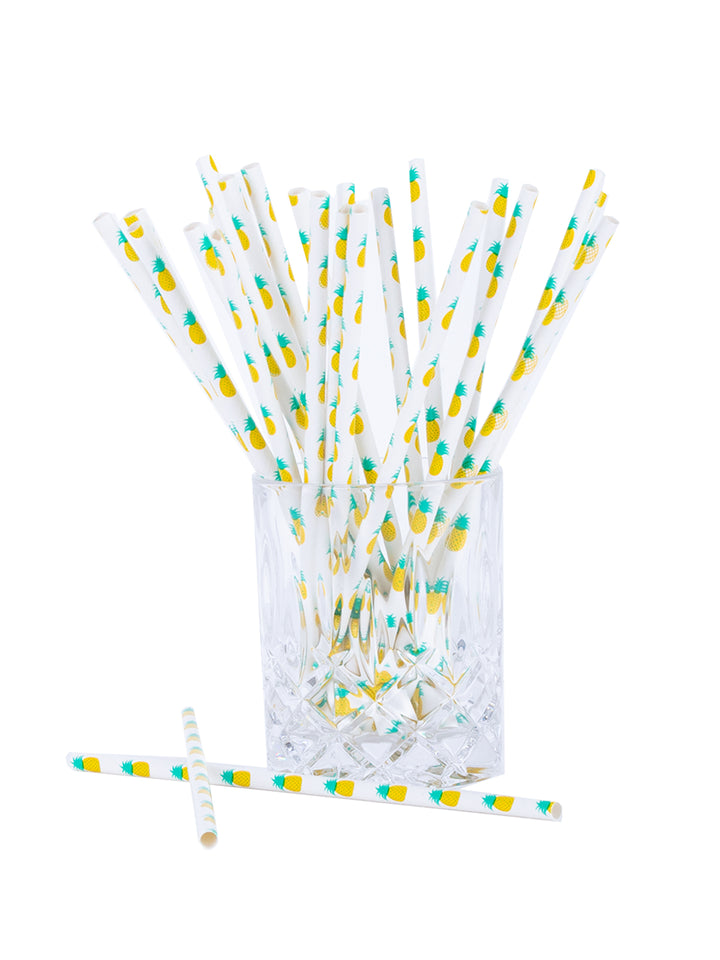 Papierstrohhalme Fruits 25 St.