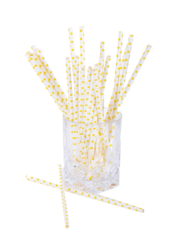 Paper Straws Dots 25 pcs.