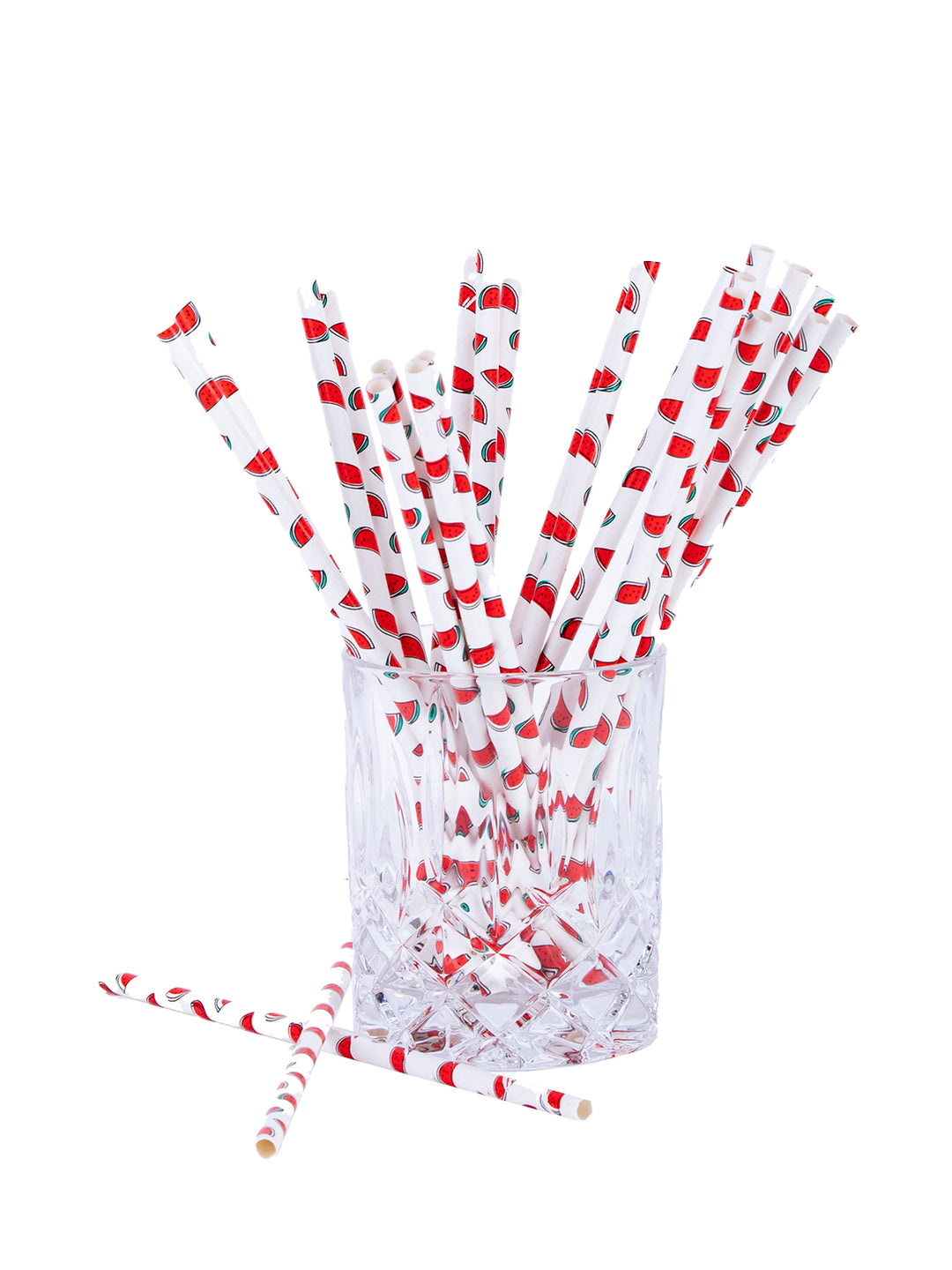 Papierstrohhalme Fruits 25 St.