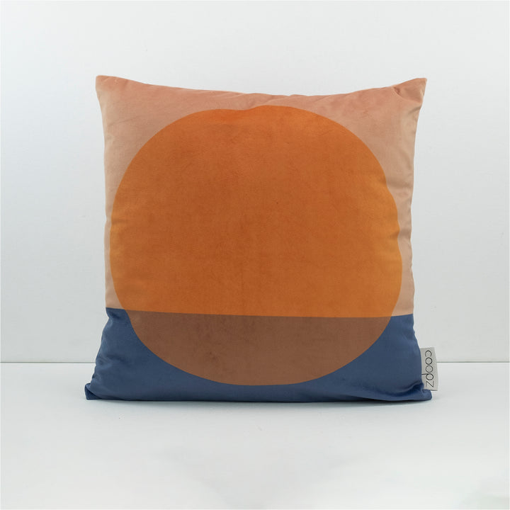 Cushion cover Sunset Velvet Orange