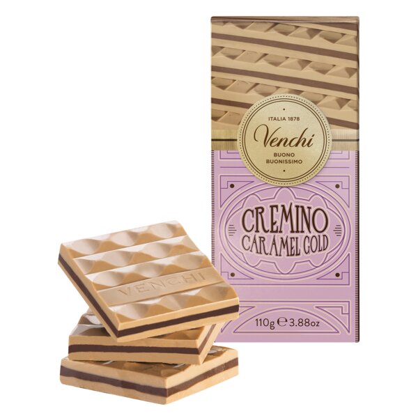 Gold Caramel Cremino Bar