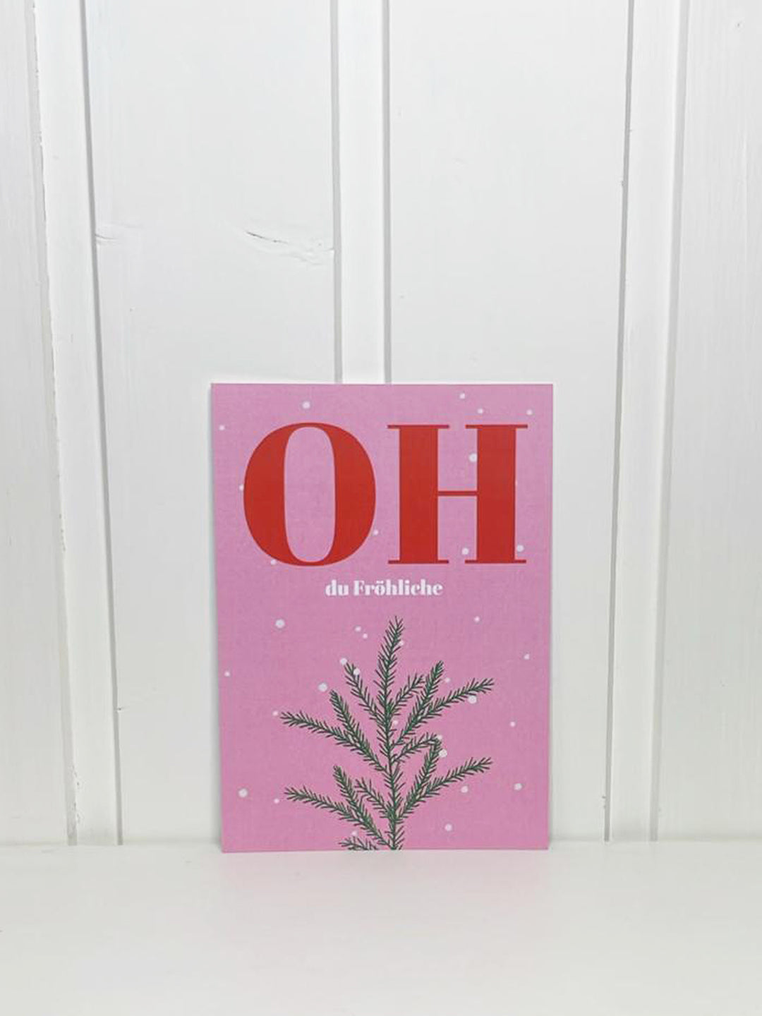 TrueStudio Weihnachtskarte- OH pink