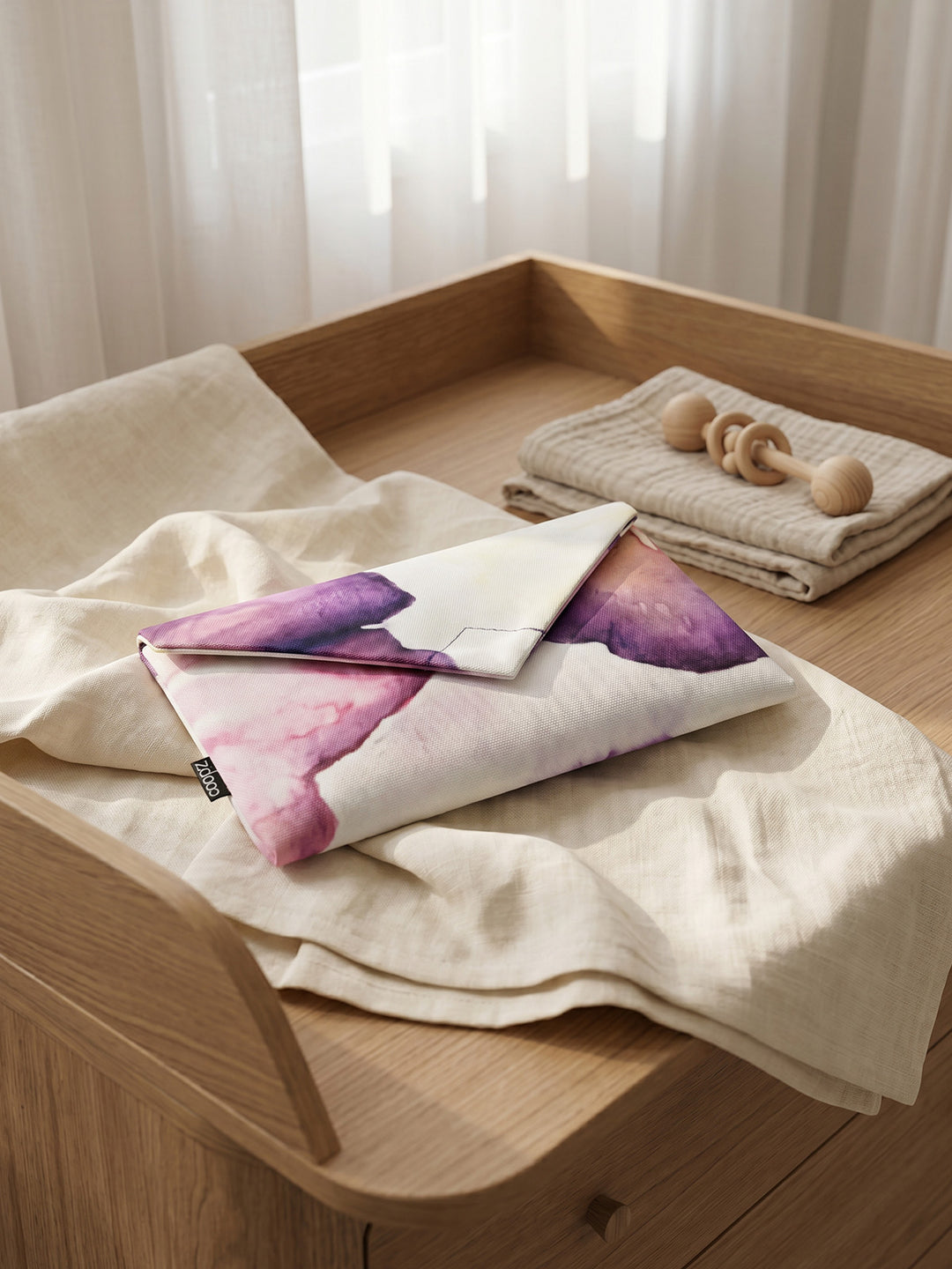 Windeltasche Mini-Me Aquarell flower