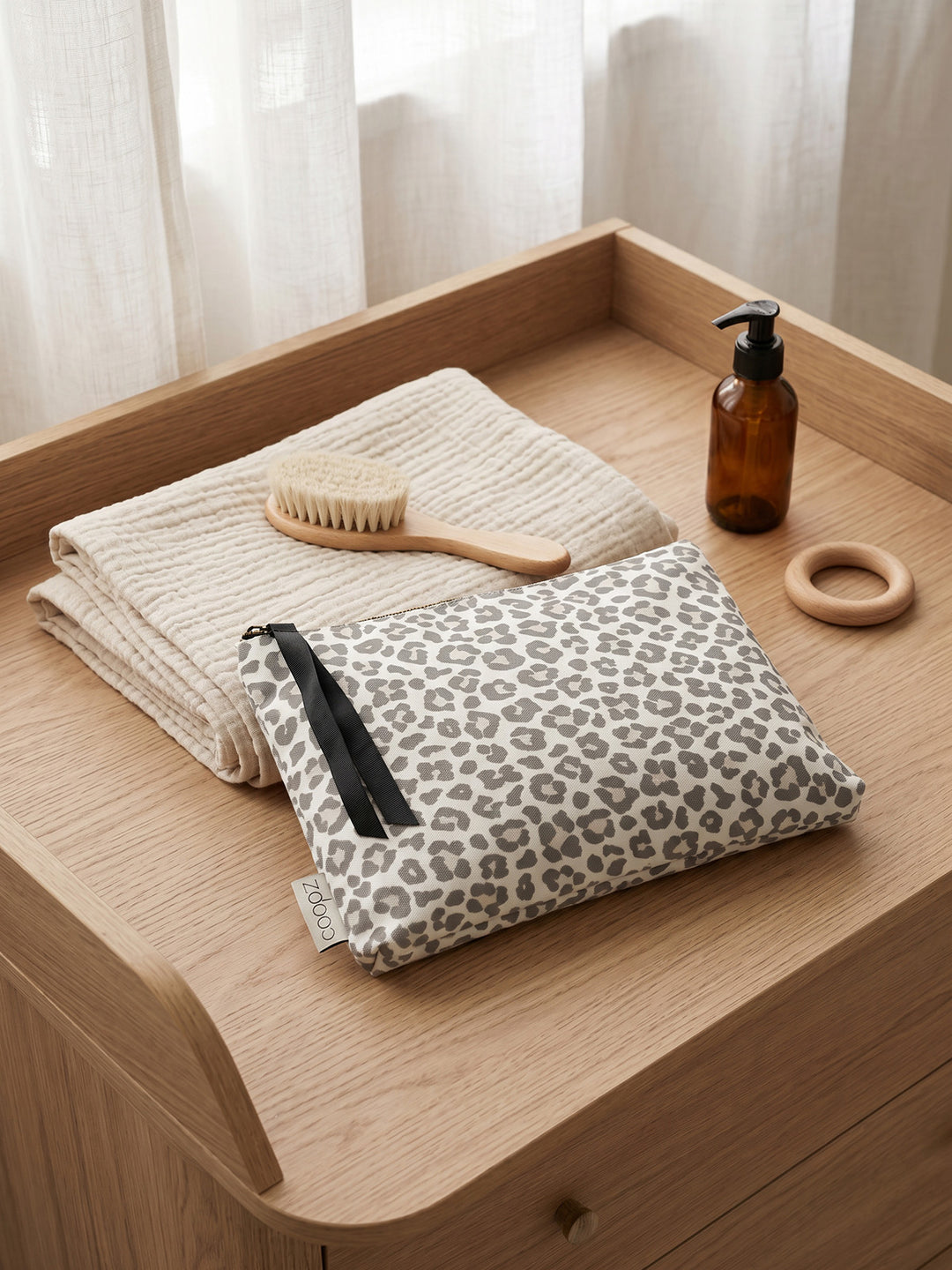 Windeltasche All In Leo Hellgrau