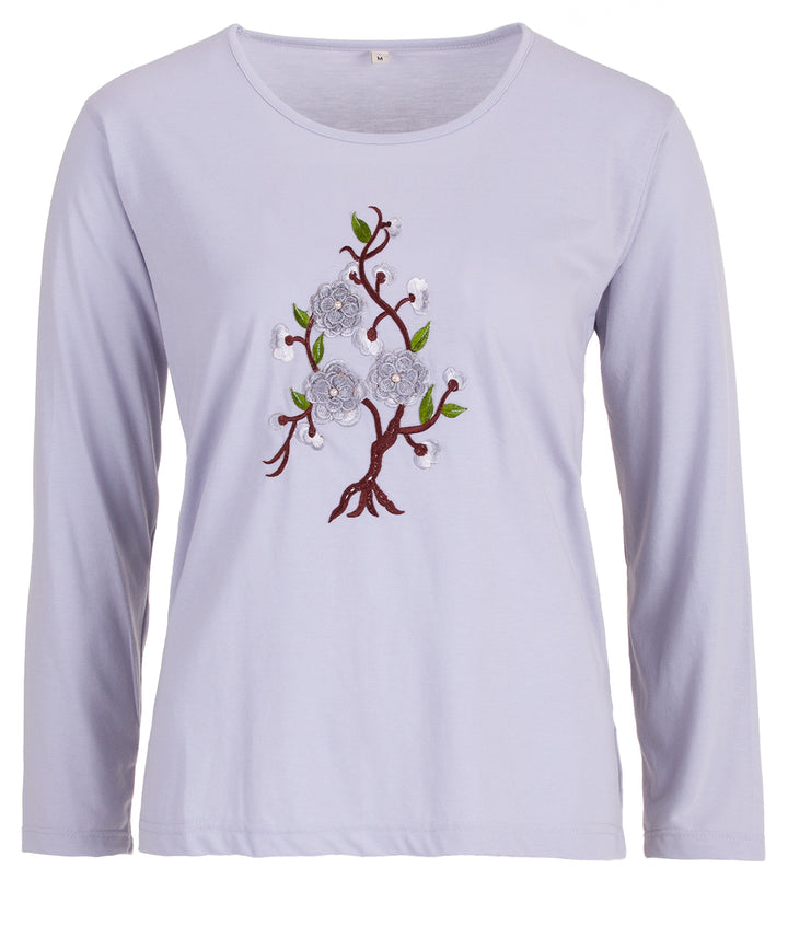 Long sleeve shirt - cherry branch