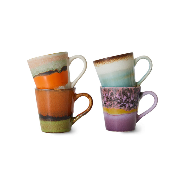 70s ceramics: Espressotassen retro