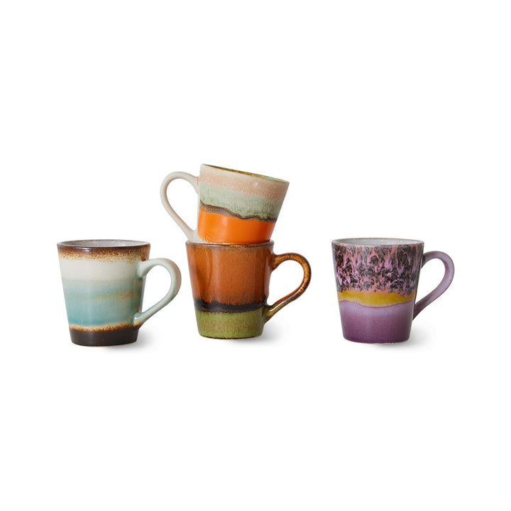 70s ceramics: Espressotassen retro