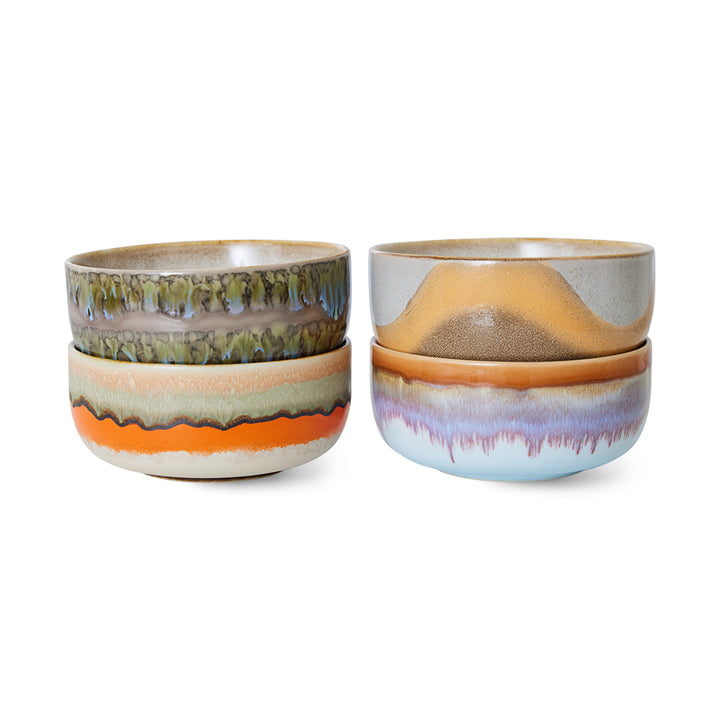 70s ceramics: Dessertschalen reef