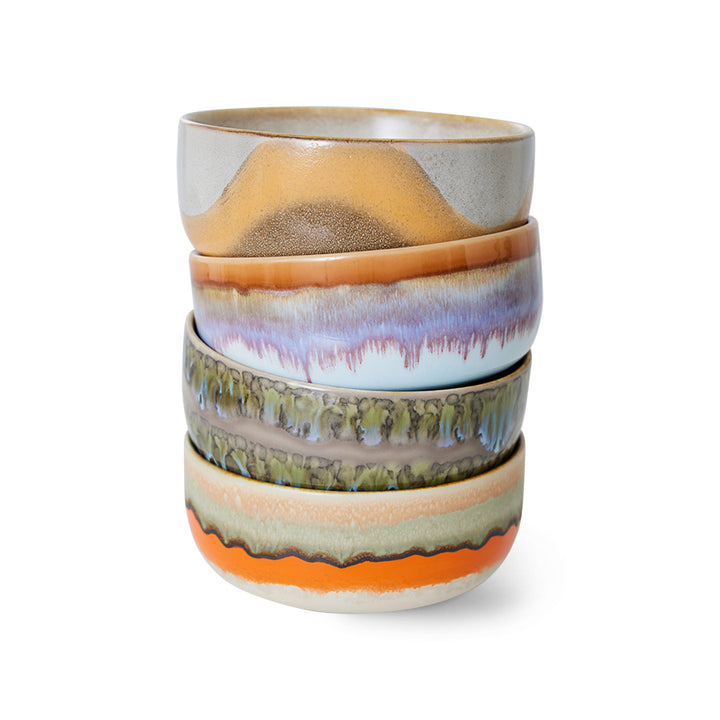 70s ceramics: Dessertschalen reef