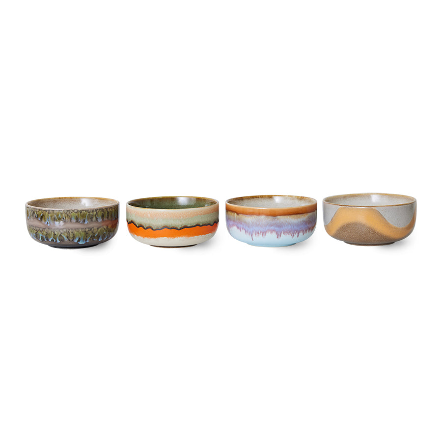 70s ceramics: Dessertschalen reef