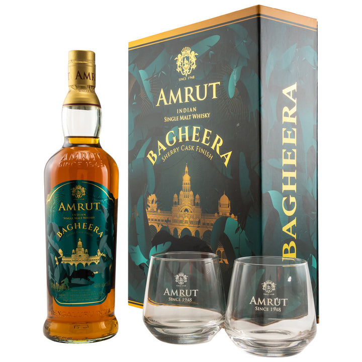 Amrut Bagheera Single Malt Whisky (mit Glas)