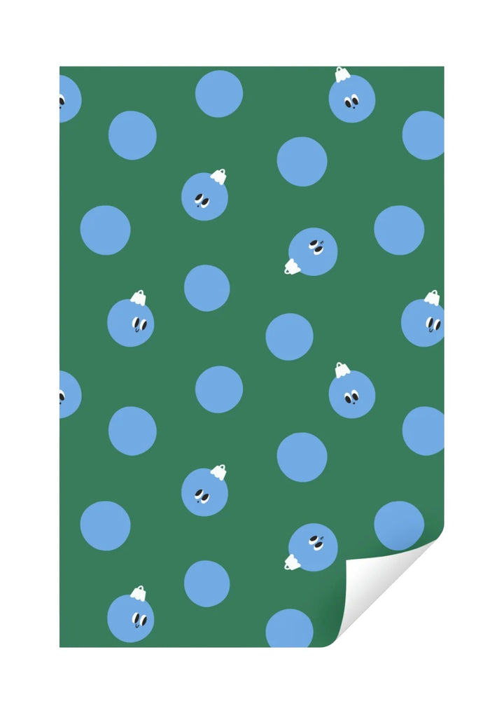 Geschenkpapier Ole-Weihnachtskugeln