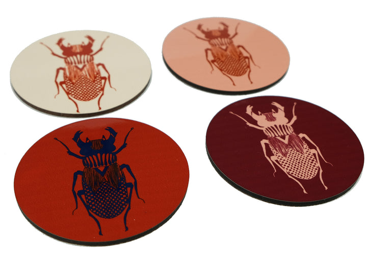 Coaster Stag Beetle Round