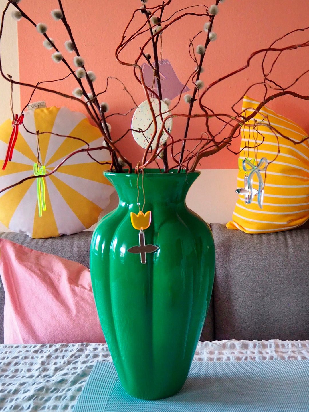 Acryl-Anhänger - Schleife