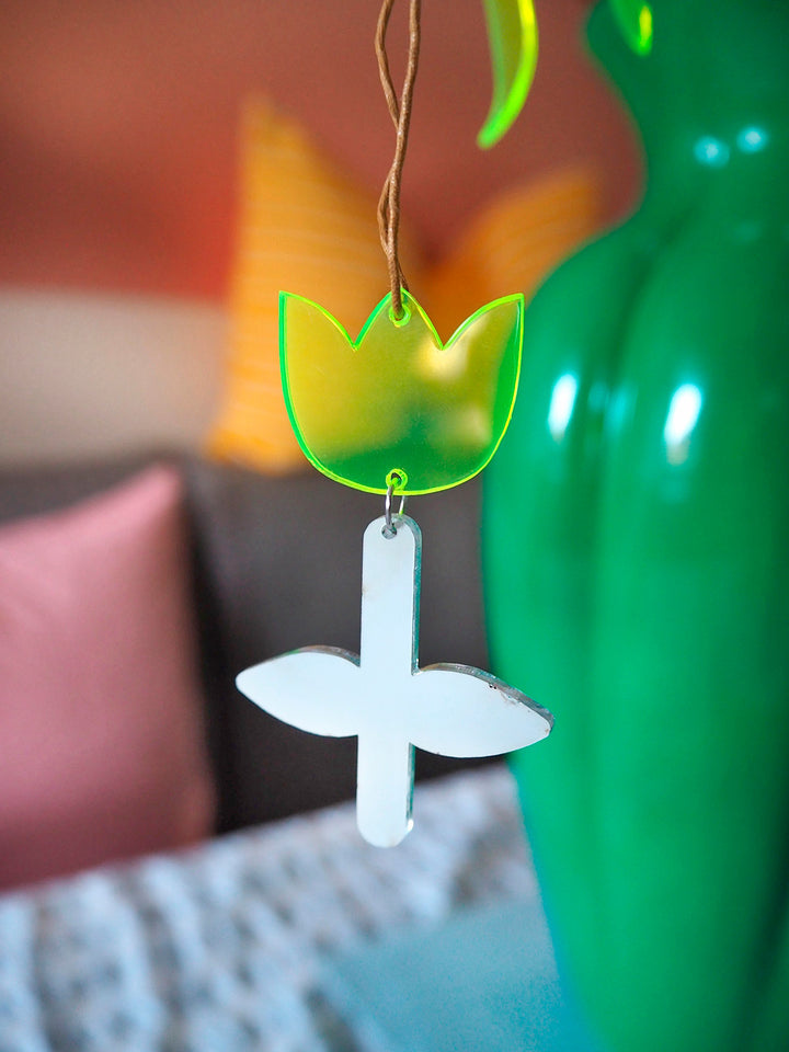 Acryl-Anhänger - Tulpe