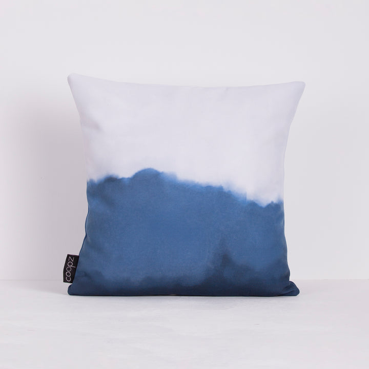 Cushion cover dip dye canvas denim