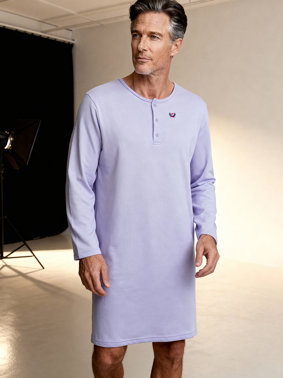 Thermo Nachthemd - unifarben