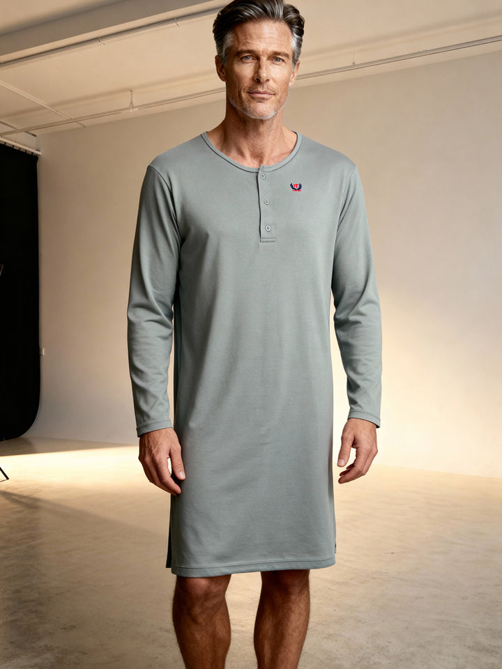 Thermo Nachthemd - unifarben