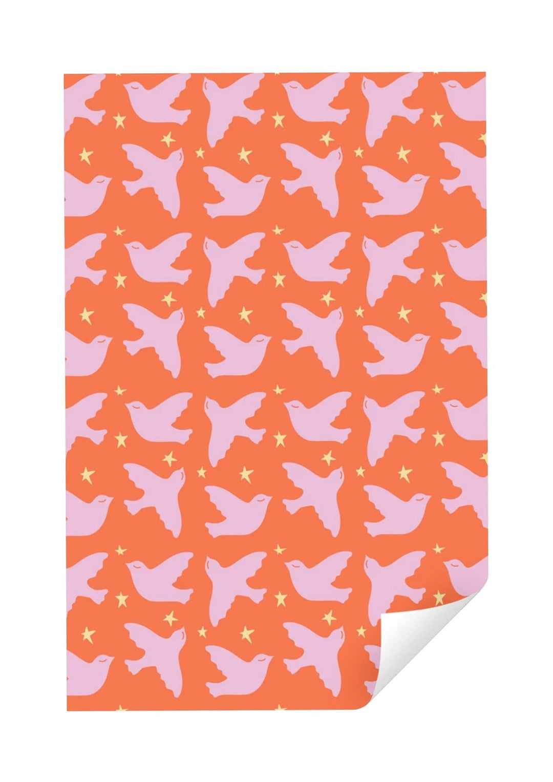 Geschenkpapier Ole-handgezeichnete Vögel