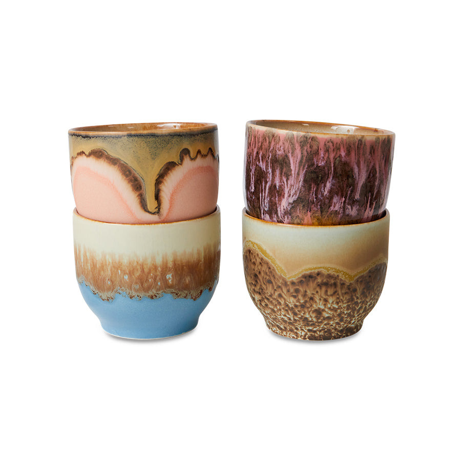 70s ceramics: Kaffeetassen Lagoon