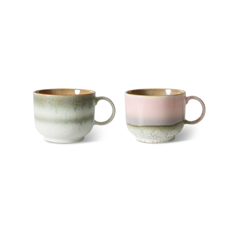 70s ceramics: Teetassen Nova