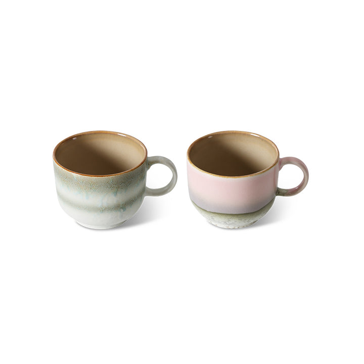 70s ceramics: Teetassen Nova