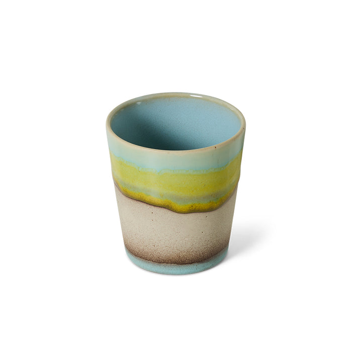 70s ceramics: Kaffeetassen Pop Art
