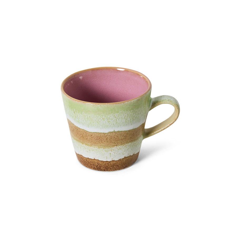 70s ceramics: Americano-Becher rococo